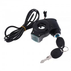 Aizdedzes slēdzis ar voltmetru