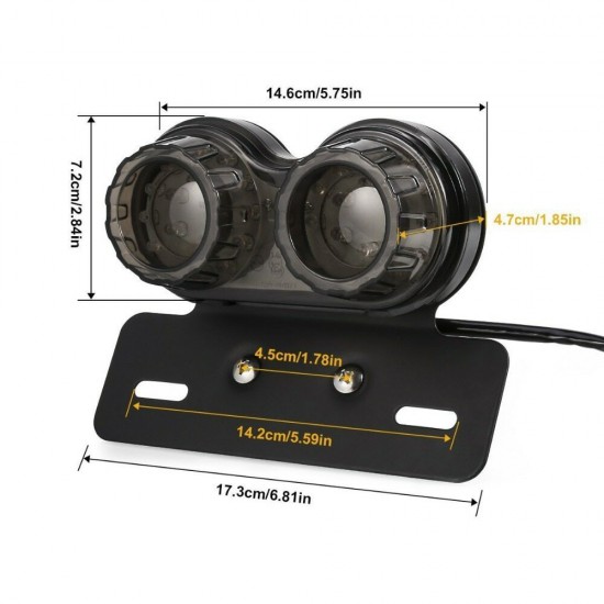 Aizmugurējais lukturis  LED 12V