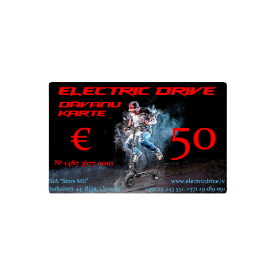  Dāvanu karte 50€